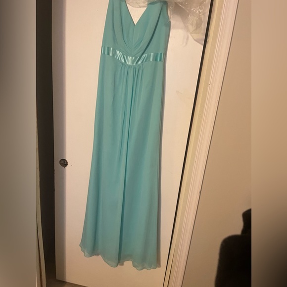 David’s Bridal Turquoise Bridesmaids Dress (2 in stock) - Picture 7 of 7